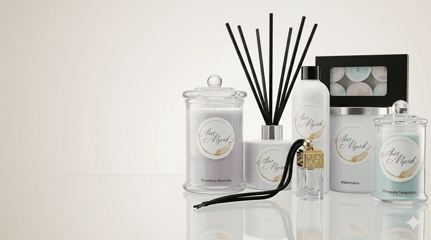 AustMystik handcrafted candles and diffusers
